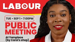 Dominica Labour Party Public Meeting: Yampiece - 1st Sept, 2026
