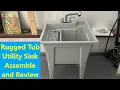 Rugged Tub Utility Sink for Machine Shop