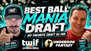 2026 Underdog Best Ball Mania Draft Back at the 9 spot but my favorite roster
