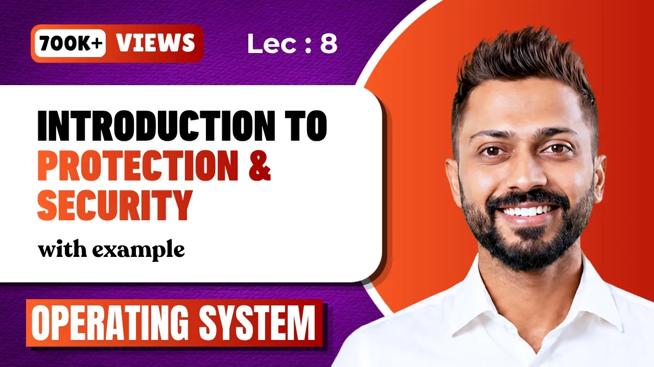 Lec-8: Protection & Security in Operating system | Full OS playlist