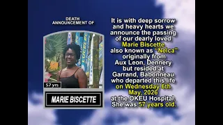 Marie Biscette Short Obituary