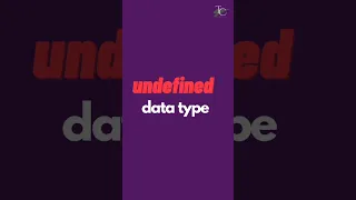 undefined type primitive data types in JavaScript part 5 JavaScript Tutorial in 1 minutes