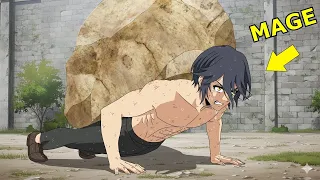 شاب غلبان بيتنقل لعالم تاني بيكتسب قدرات اسطوريه لكنه بيخفيها عن الكل عشان محدش يعرفه ملخص انمى كامل 