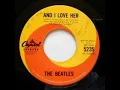 Lagu The Beatles – And I Love Her/Capitol Records – 5235 Canada 1964