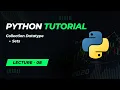 Sets in Python Dive into Beginner-Friendly Python Tutorial - Lecture 8 English