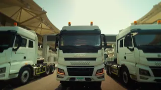 110 trucks. One step forward for port logistics.