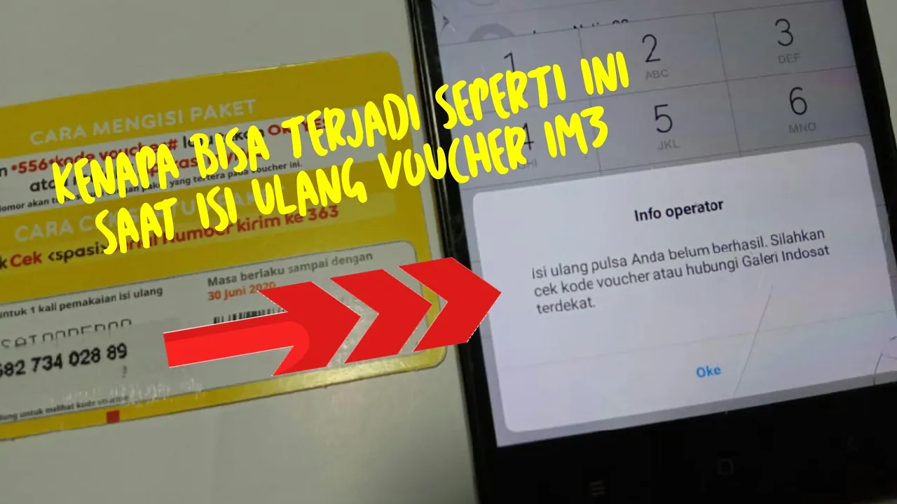 cara isi voucher Indosat melalui aplikasi my im3