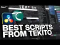 DaVinci Resolve Best Tools from Tekito s Script