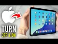 How To Turn iPad Off and On - Full Guide
