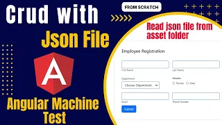 Angular CRUD Tutorial with JSON File Simple Data Management App
