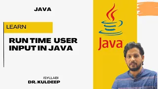 How to Get User Input at Runtime in Java - 8 iSyllabi