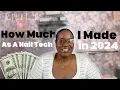 HOW MUCH I MADE AS A NAIL TECH Getting into my finances as a part time tech