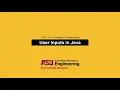 CSE 110 - User Inputs in Java