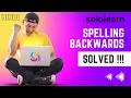 Solve Spelling Backwards Problem Sololearn Recursion Cool Py