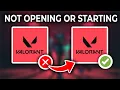 Valorant Not Opening Starting Or Launching Fix Tutorial