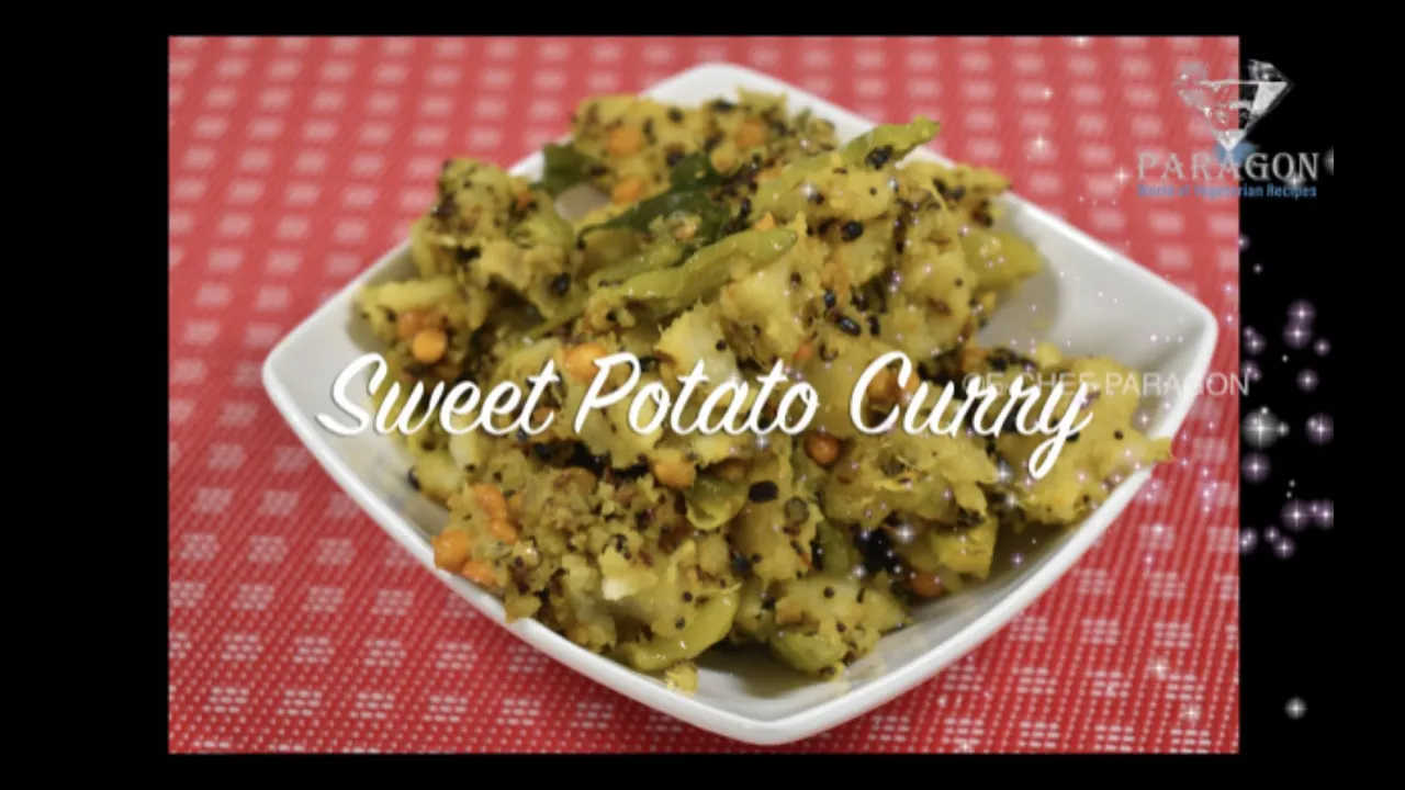 Sweet Potato Curry Recipe   Chilakada Dumpa Kura   E-Chef Paragon