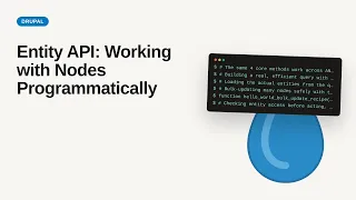 Entity API Working with Nodes Programmatically Drupal 11 Tutorial for Beginners