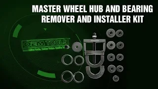 OEMTOOLS 27213 Master Wheel Hub and Bearing Remover and Installer Kit