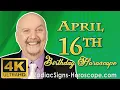April 16 Zodiac Horoscope and Birt ay Personality April 16th Birt ay Personality
