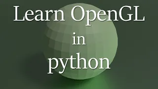 OpenGL in python e15 - loading 3D obj files