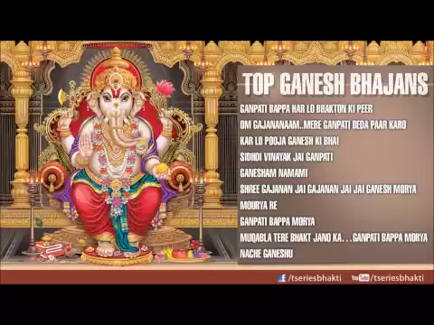 Download MP3 Top Ganesh Bhajans I Full Audio Songs Juke Box