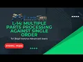 FlexSim Tutorial Processing Multiple Parts for Single Orders with Global List Sub Flow