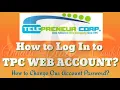 How To Log In to TPC Dealer Web Account How To Change Password on TPC Dealer Web Account