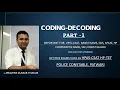 Coding Decoding forward reverse pattern