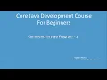 05 Comments In Java Program-1
