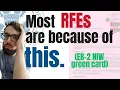 Number 1 reason for RFE in EB2 NIW