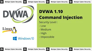 5 DVWA Command Injection Low-Medium-High-Impossible
