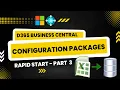Configuration Packages in Dynamics 365 Business Central NAV Rapid Start - Part 3 Session