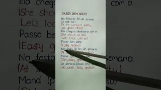 ATLXS PASSO BEM SOLTO Slowed English Lyrics Passobemsolto 