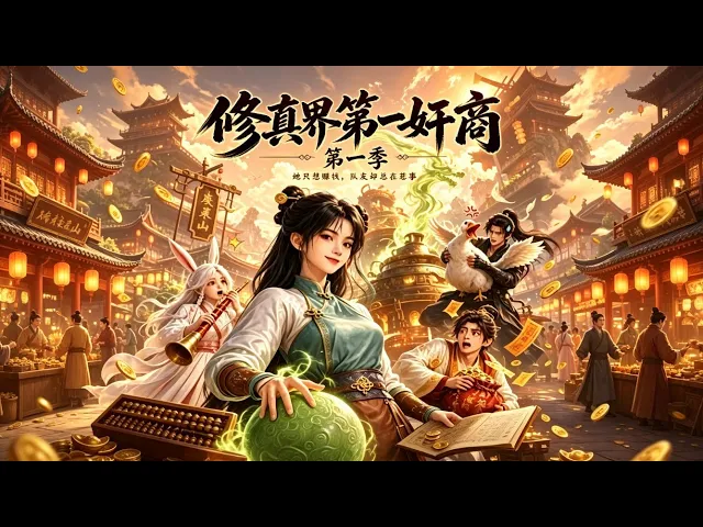AI漫劇 修真界第一奸商第一季 靠算盤巧嘴做修真生意危機變商機先付錢再講道理