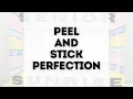 Peel and stick PERFECTION Walgreens Photo adhesive posters