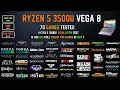 I Tested Ryzen 5 3500U Vega 8 Laptop in 70 Games for 30 Days Straight