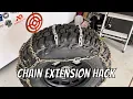 Don t Buy New Chains for Bigger Tires DIY Tire Chain Extension easy