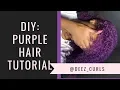 PURPLE HAIR DIY