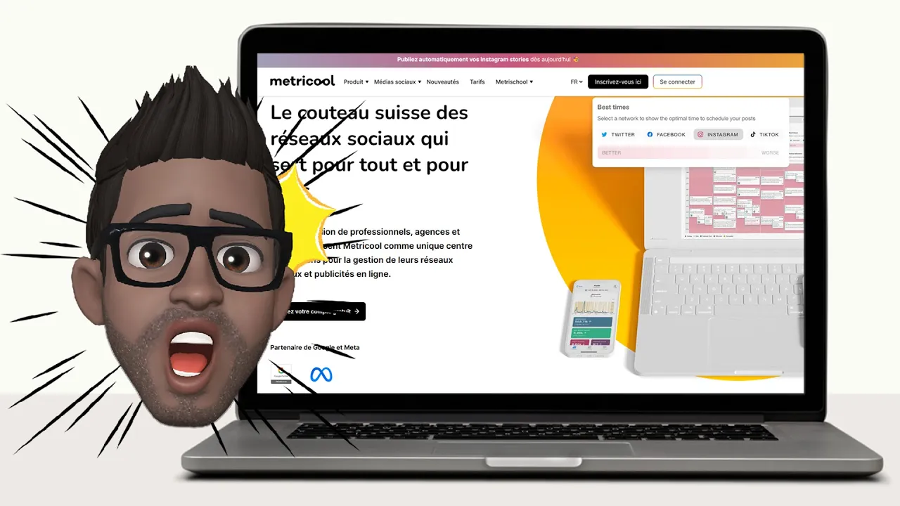 Tutoriels Comment augmenter les visites sur votre Site Web avec Metricool