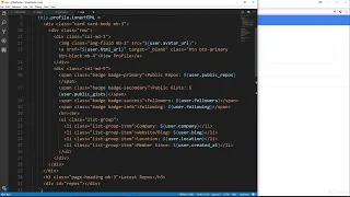 JavaScript API Projects - Github Finder Part 5