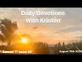 A Guided Message for you to Rise A look into 1st Samuel 17 verse 45