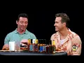 Ryan Reynolds and Hugh Jackman Go Claws Out While Eating Spicy Wings | Hot Ones