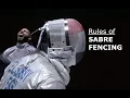 The Rules of Sabre Fencing Shown Visually