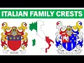 Italian Family Crests