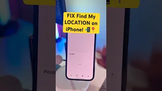 How to FIX Find My LOCATION on iPhone