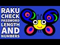 Learn Programming Beginners Raku Code - Password Length Numbers Check 2024