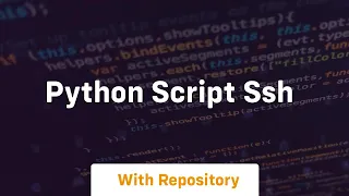 python script ssh