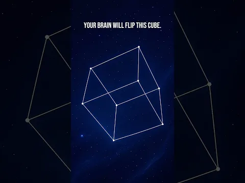 Most people see this cube flip.Did you?👀 YES or NO? #shorts