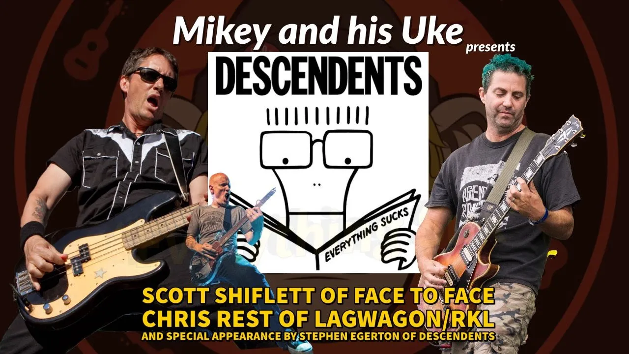 DESCENDENTS 'EVERYTHING SUX' COVER - CHRIS REST, SCOTT SHIFLETT, STEPHEN EGERTON, DARRIN PFEIFFER DESCENDENTS 'EVERYTHING SUX' COVER - CHRIS REST, SCOTT SHIFLETT, STEPHEN EGERTON, DARRIN PFEIFFER