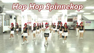 hop hop spinnekop line dance by valerie cronin sa demo u0026 walk through 4k